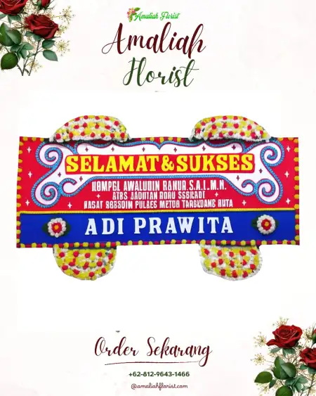 Papan Bunga Ucapan Selamat Haruyan